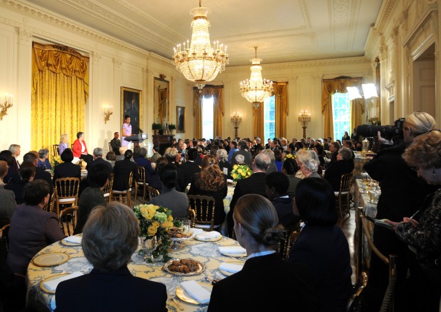 First lady honors military women, vets