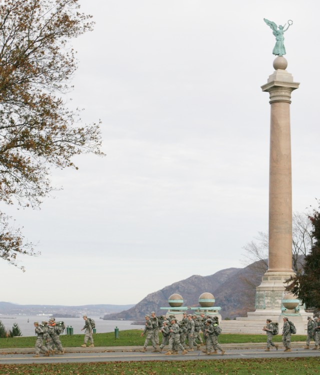 Cadets and West Point community raise more than $14,000 for CFC during Veterans Day ruck march