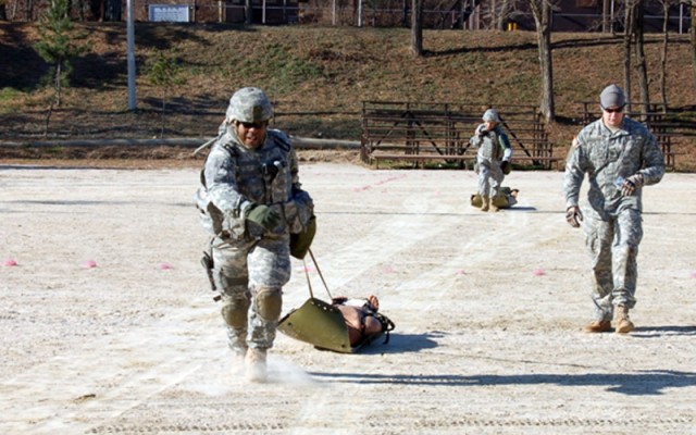 Joint Security Area Soldiers sharpen combat shooting skills