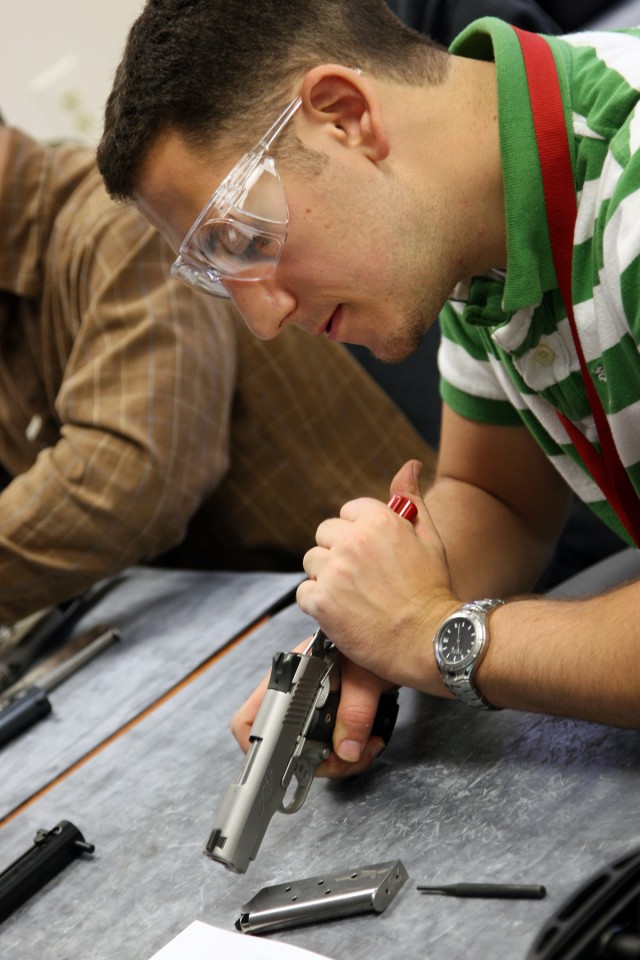 Armament University develops new small arms design, weapons maintenance curriculum