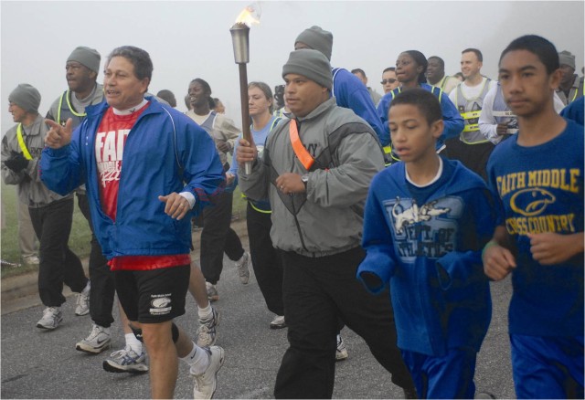 WTB Soldiers embark on Olympic torch run