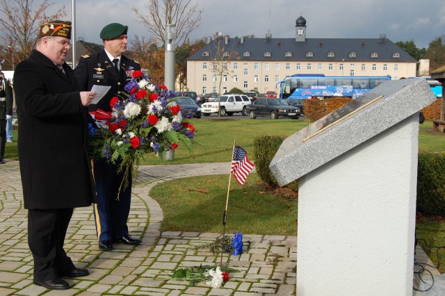 Warner Barracks honors its veterans