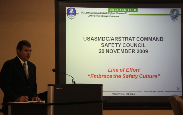 Joyner speaks at Safety Council Meeting