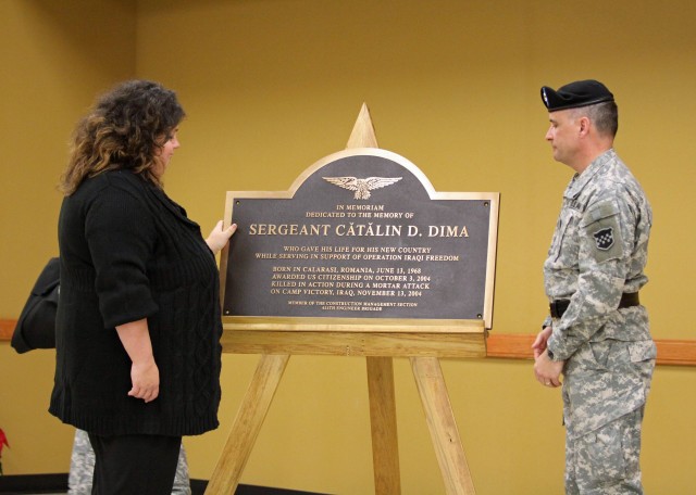 Armed Forces Reserve Center honors a Fallen Hero 