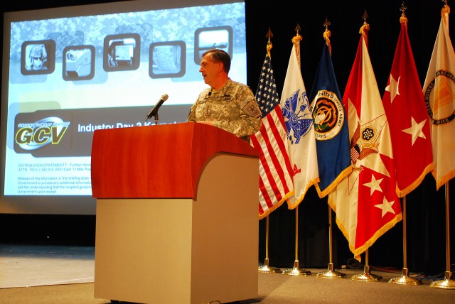 U.S. Army meets with industry representatives to conceive a ground combat vehicle