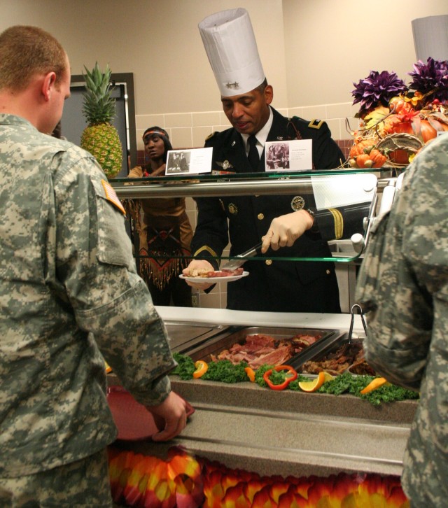FORT RILEY SOLDIERS CELEBRATE &#039;THANKSGIVING FEAST OF HISTORY&#039;