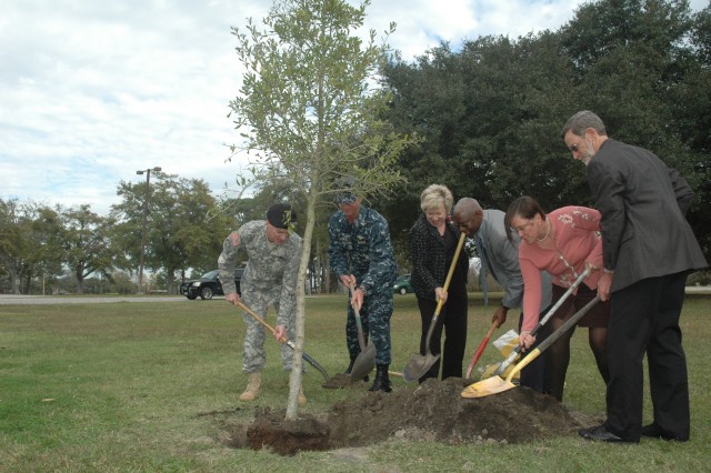 Arbor Day event honors fallen Soldiers