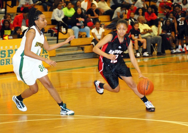 Lady Hawks soar past Lady Greenwave 90-37
