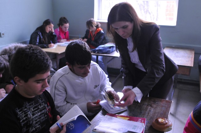 N.D. Soldier shaping young minds in Kosovo