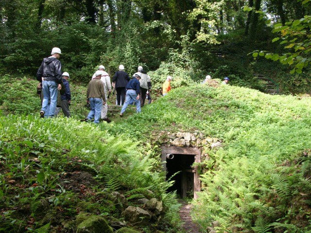 405th AFSB group at tunnel entrance