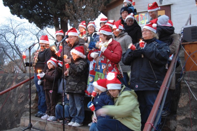 Area I celebrates Christmas with tree lighting ceremonies