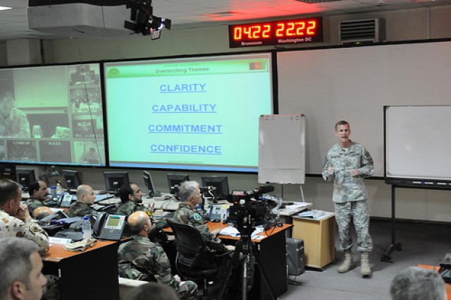 McChrystal addresses his staff