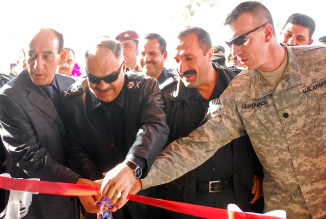 Lieutenant Colonel David Lesperance, the commander of 1st Battalion, 8th Cavalry Regiment, 2nd Brigade Combat Team, 1st Cavalry Division; Maj. Gen. Turhan, the Deputy Provincial Director of Police; Brig. Gen. Sarhad, the outer city police chief;...