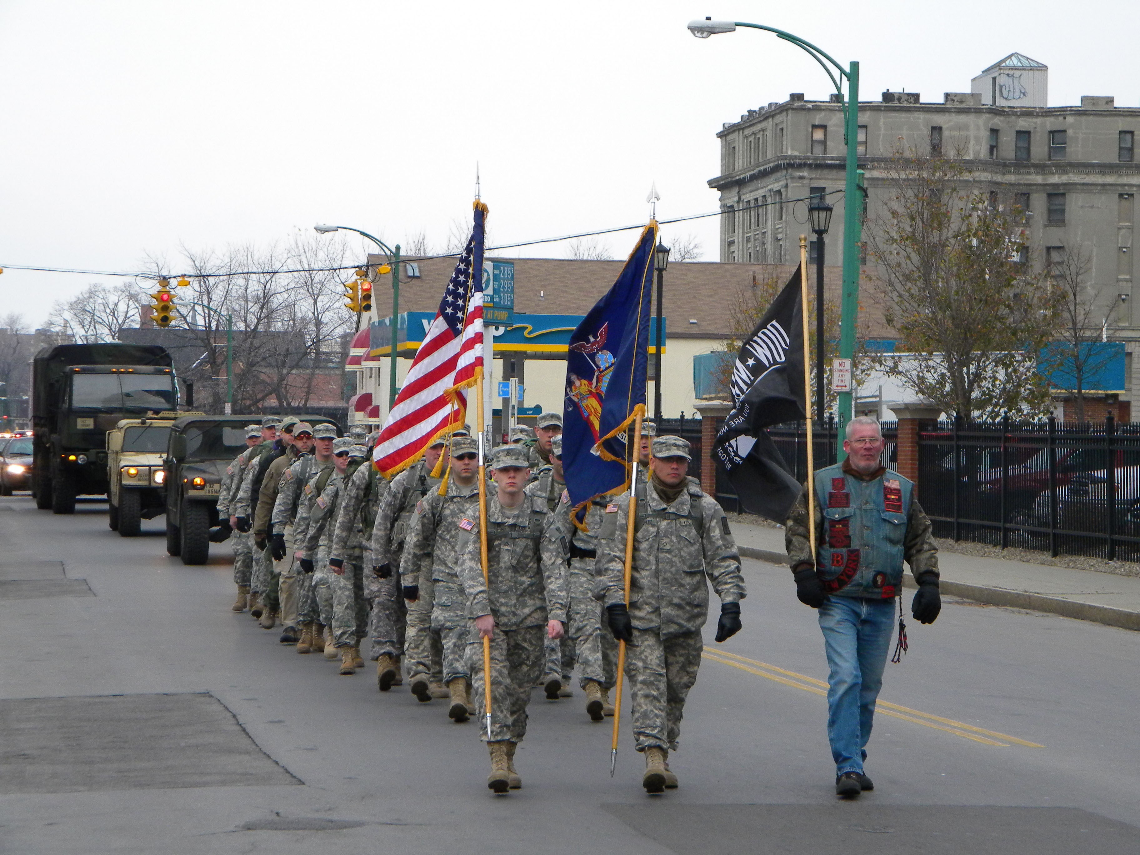 the march of the new army