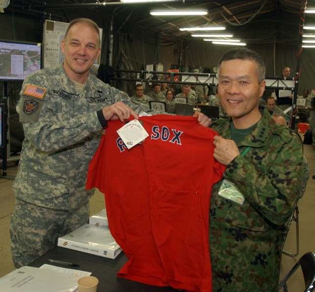 42nd Division Shares Lessons, Baseball Lore with Japanese Counterparts