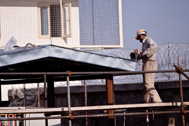 Corps of Engineers Afghan worker