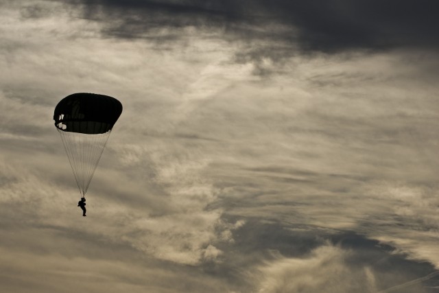 Paratrooper in Flight
