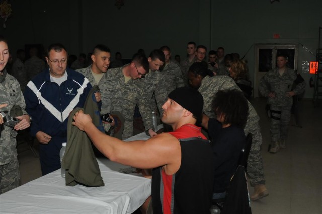 WWE superstars, divas entertain troops at JBB