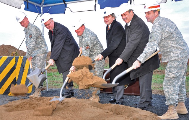 New Wiesbaden housing: German-American leaders break ground on $133 million project