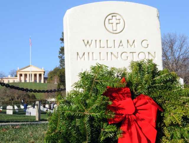 Wreaths at Arlington Cemetery