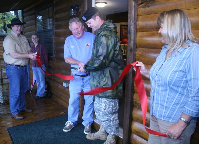 Cabin Ribbon Cutting