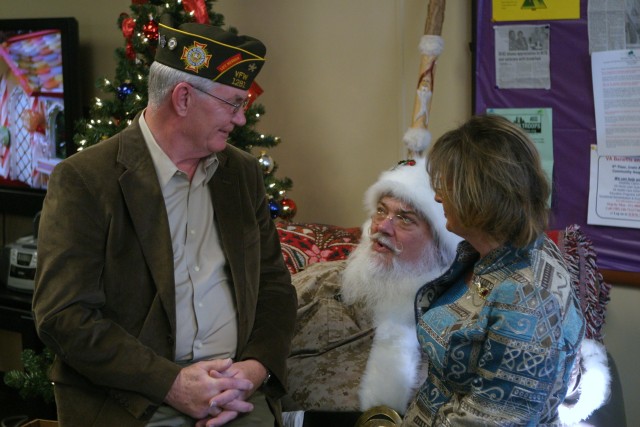 Santa Express pays visit to Fort Riley Wounded Warriors and their Families