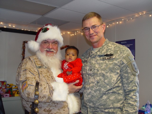Santa Express pays visit to Fort Riley Wounded Warriors and their Families