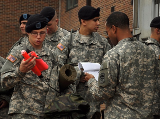 See you next year: Soldiers take leave