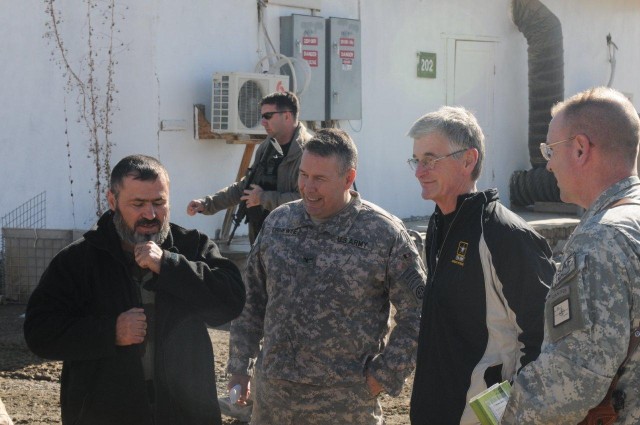 Army secretary tours Afghanistan