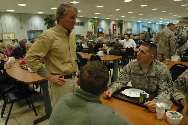 Congressmen bring taste of home to troops