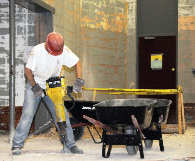 Fort Rucker Physical Fitness Facility renovations continue on pace