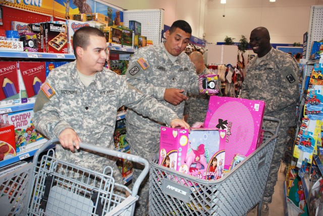 Deployed Soldiers raise money for Toys for Tots