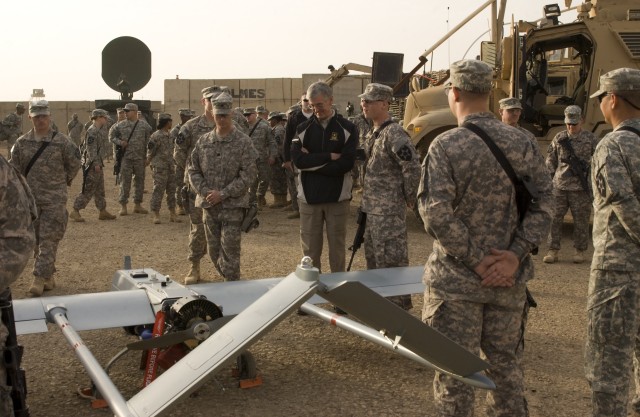 Army Secretary examines UAV