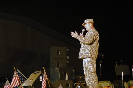 2009 NFL USO Tour - Iraq