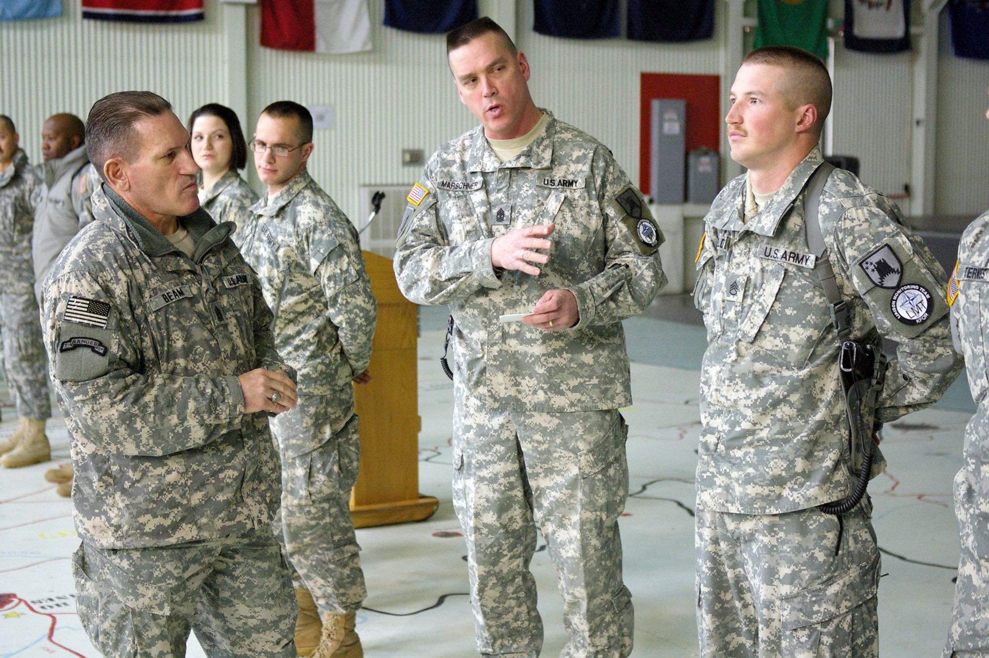 USAREUR's top enlisted Soldier visits Camp Bondsteel Article The