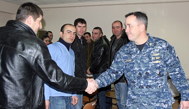 EUCOM admiral visits Georgia to reinforce partnerships, visit future USACE project sites