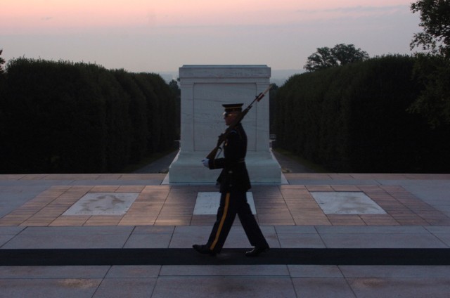 On Guard at Christmas at the Tomb