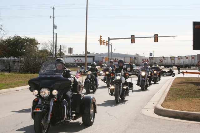 Motorcycles arrive at WFSC