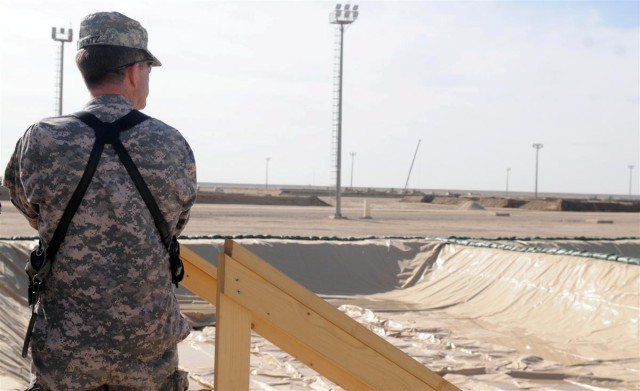 Provider commanding general checks progress on fuel farms