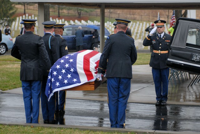 New York Military Forces Honor Guard Buries Korean War Soldier