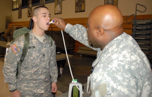 No flu detected in returning Soldiers