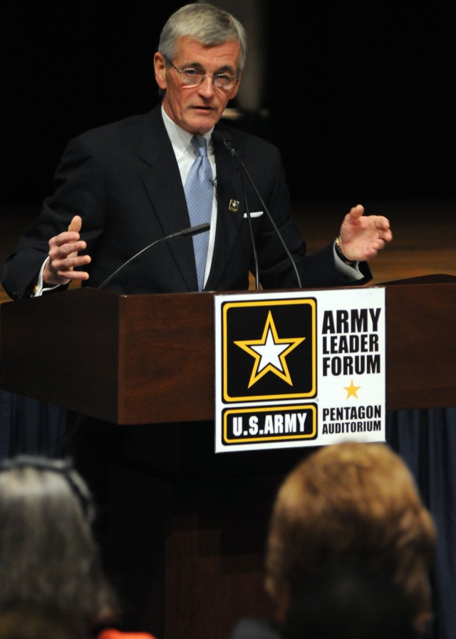 Secretary of Army at Leader Forum