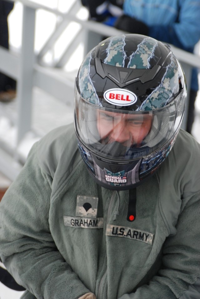 National Guard Soldiers Meet Bodine Bobsled Challenge