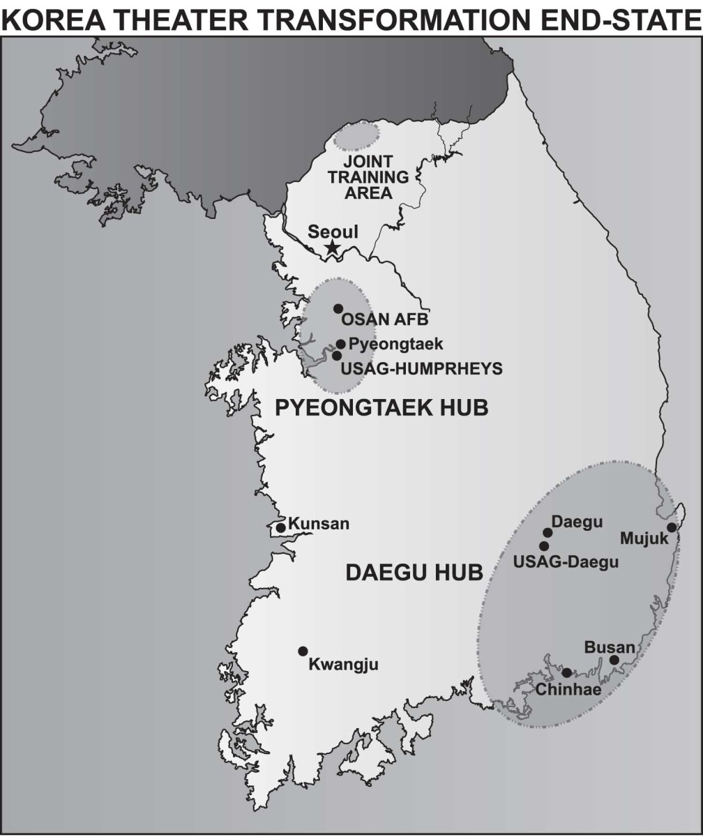 Us Military Bases South Korea Map