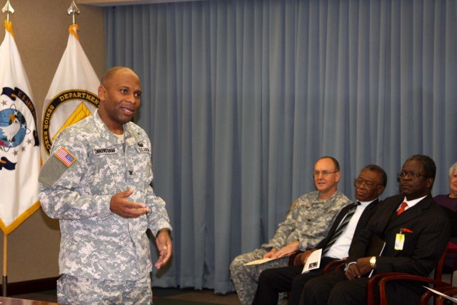 USASMDC/ARSTRAT personnel gather for Dr. Martin Luther King, Jr. birthday anniversary