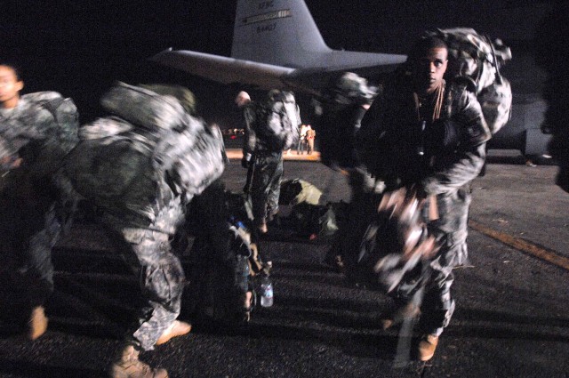 Airborne troops provide first glimpse of relief 