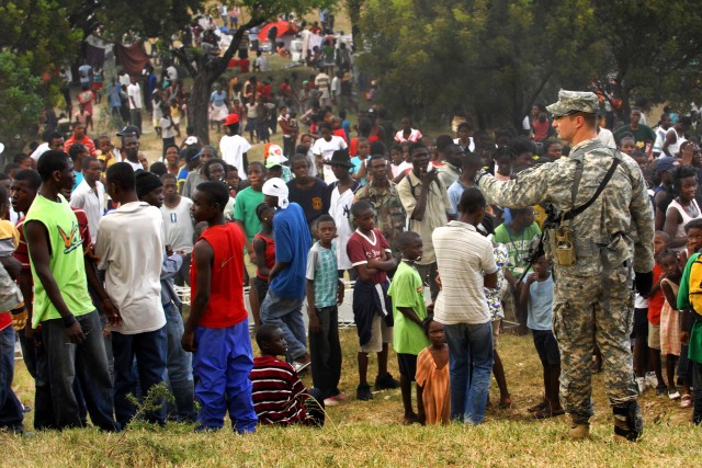 Airborne Soldiers provide humanitarian assistance in Haiti