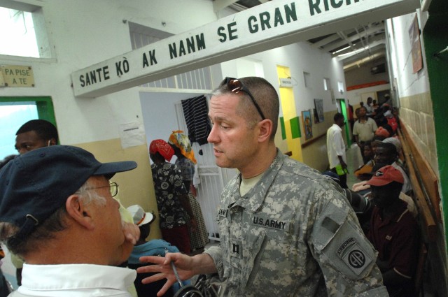U.S. troops provide medical aid in Haiti