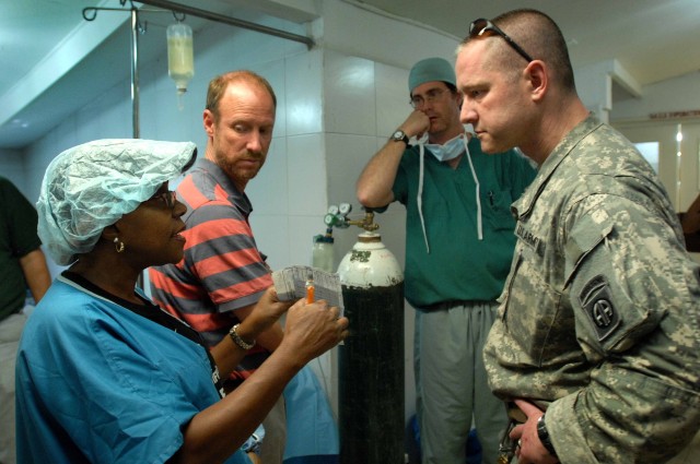 U.S. troops provide medical aid in Haiti