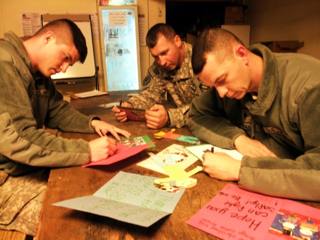 CONTINGENCY OPERATING LOCATION Q-WEST, Iraq - Mississippi Guardsmen with A Company, 2nd Battalion, 198th Combined Arms, 155th Brigade Combat Team, a mechanized infantry unit out of Hernando, Miss., sit in their company area at Contingency...